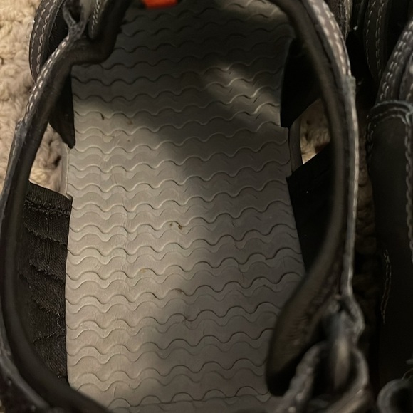 EDDIE BAUER / Tommy gray black fisherman cinch hiking sandals Men’s‎ size 10 - Picture 16 of 17